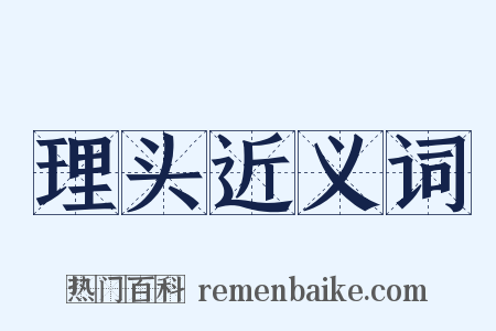 理头近义词是什么意思的图片